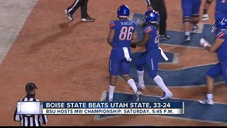 Boise State beats Utah State, gets Mountain West title shot