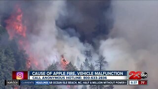 Apple Fire cause confirmed