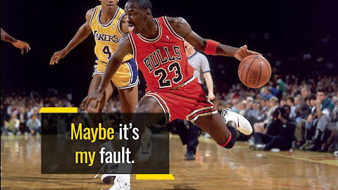 Are You Just Making Excuses? | Michael Jordan