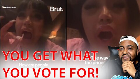 Cardi B PANICS over Inflation After Endorsing Bernie Sanders & Voting For Joe Biden!