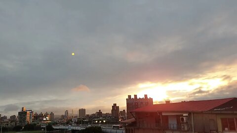 03/29/2023 Sunset Time Lapse video in Shilin District, Taipei, Taiwan