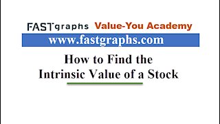 6 - How to Find the Intrinsic Value of a Stock