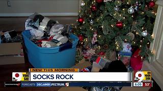 Group gathers socks for people experiencing homelessness