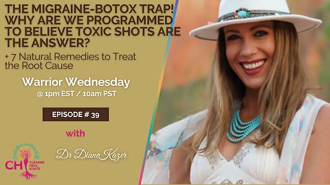 THE MIGRAINE-BOTOX TRAP! WHY ARE WE PROGRAMMED TO BELIEVE TOXIC SHOTS ARE THE ANSWER?