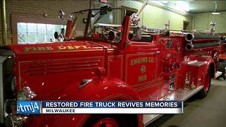 Milwaukee Fire Department's historic Engine 9 restored