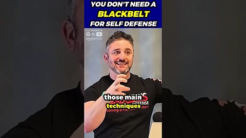 You Don't Need to Have a Blackbelt For Self-Defense