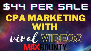 NEW CPA AFFILIATE MARKETING STRATEGY! How To Promote Maxbounty CPA Offers With Viral Videos