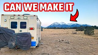 We Have To Cross The Mountains To Get To Warmer Weather | Ambulance Conversion Life