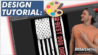 DESIGN TUTORIAL: Vertical Flag w/ Text (Scalable w/ Cross-Niche Potential!)