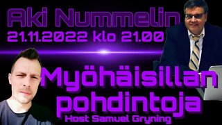 Myöhäisillan pohdintoja - Aki Nummelin