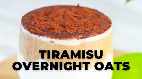 TIRAMISU OVERNIGHT OATS BREAKFAST RECIPE l BREAKFAST OVERNIGHT OATS - Flavours Treat