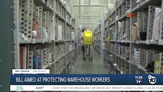 Bill aimed at protecting warehouse workers
