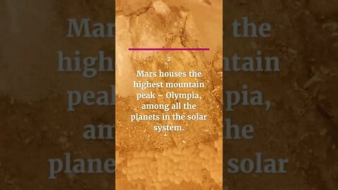 6 Mind-blowing Facts about Mars #shorts