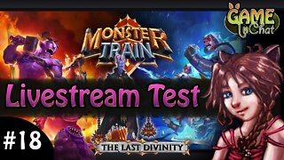 ✨LIVESTREAM test :) (First one) Monster Train #18 Lill ✨