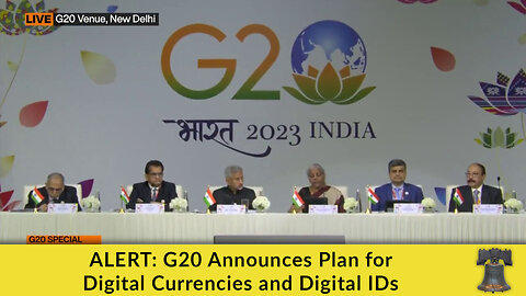 ALERT: G20 Announces Plan for Digital Currencies and Digital IDs