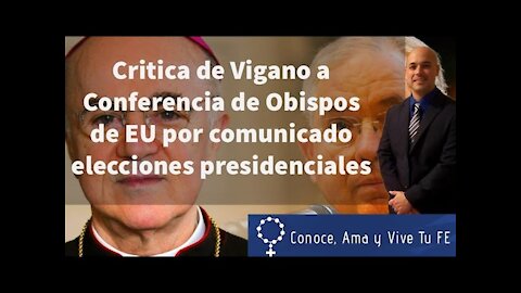👏 Critica de Vigano a Conferencia de Obispos de EU por reciente comunicado 😱 Nuevo Orden Mundial 🌎