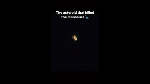 Asteroid that killed dinosaurs 🦕🦕 #dinosaursextinct #asteroid