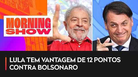 Pesquisa Ipespe: Lula 44%, Bolsonaro 32%