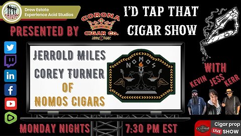 Jerrold and Corey of Nomos Cigars, I'd Tap That Cigar Show Episode 188