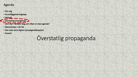 Propaganda – ett redskap för att bedra världens befolkning - Bengt Dahlöf - Del II