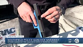 Southfield Police Gun Lock Giveaway