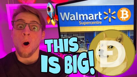 Walmart Dogecoin Bitcoin ANNOUNCEMENT ⚠️