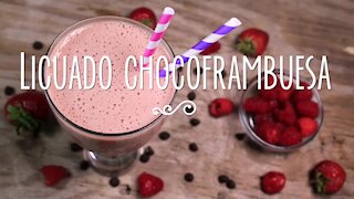 Chocolate and Raspberry Smoothie