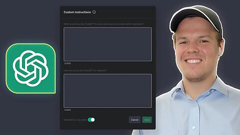 Custom Instructions For ChatGPT New Feature & Setting Your Preferences | Tutorial