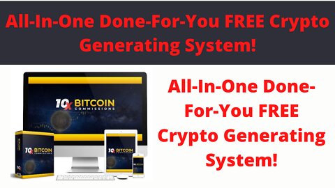 100% Done-For-You Crypto Profit System = FREE BITC0INS?