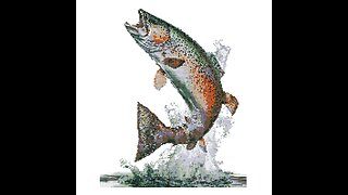 FAB FISH Cross Stitch Pattern by Welovit Cross Stitch | welovit.net | #welovit #welovitcrossstitch