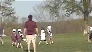 Amazing lacrosse goal by a 5 year old