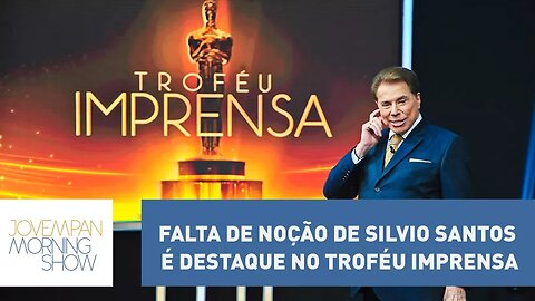 Falta de noção de Silvio Santos é destaque no Troféu Imprensa