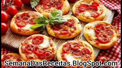 Aprenda Como Fazer Mini Pizza 🍕 De Frigideira 🍳