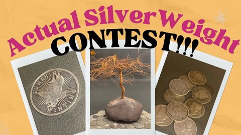 ⚖️ CONTEST CLOSED!! ⚖️ Having fun with silver- Enjoy! 🥰🤗 #silver #havefun