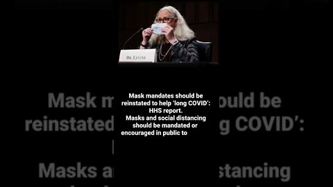 Mask mandates should be reinstated to help ‘long COVID’: HHS report #news #newsupdate