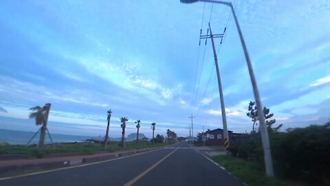 제주도 스쿠터 라이딩, Scooter riding in Jeju island, South Korea