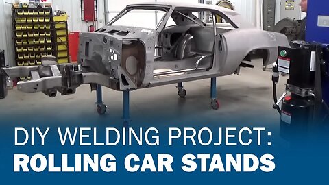 Welding Project: Rolling Car Stands (Real Project)