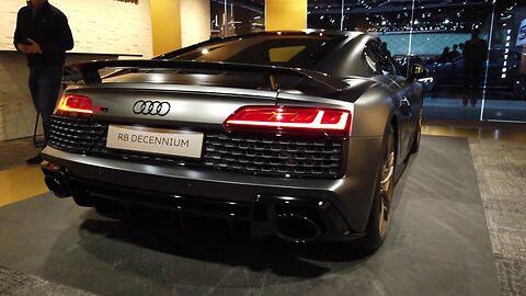 Audi R8 Decennium special edition at Geneva Motors Show 2019 [4k 60p]