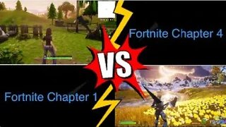 Fortnite Chapter 1 vs Fortnite Chapter 4