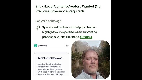AI helped me craft a cover letter for upwork