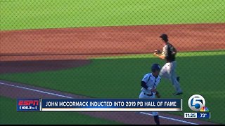 John McCormack gets inducted into Palm Beach County Hall of Fame