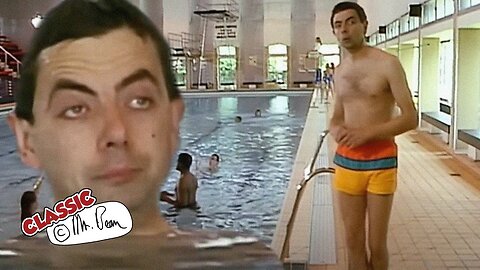 Mr Bean Goes to Swim School! | Mr Bean Funny Clips | Classic Mr Bean