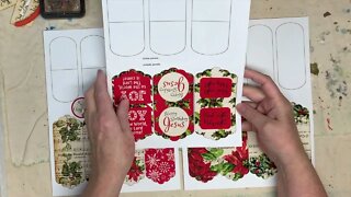 #1 Sneak Peek Christmas Altered Paperclips