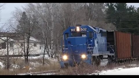 Day Before The Storm, Sending Power North.. You Ready For Snow? #trains #trainvideo | Jason Asselin