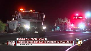 2 bodies found in car submerged in Otay Lake