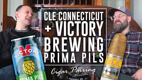 CLE Connecticut + Prima Pils Victory Brewing Company | Cigar Pairing