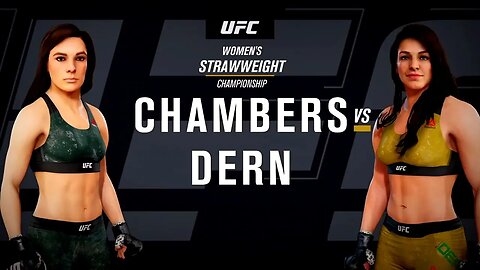 EA Sports UFC 3 Gameplay Mackenzie Dern vs Alex Chambers