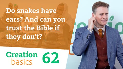 Do snakes have ears? And can you trust the Bible if they don’t? (Creation Basics, Episode 62)