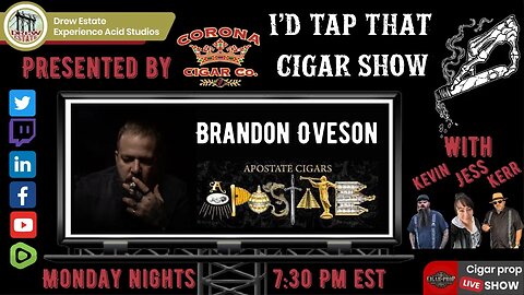 Brandon Oveson of Apostate Cigars, I'd Tap That Cigar Show Episode 189