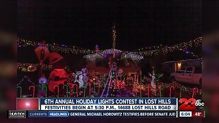 6th Annual Holiday Lights contest in Lost Hills